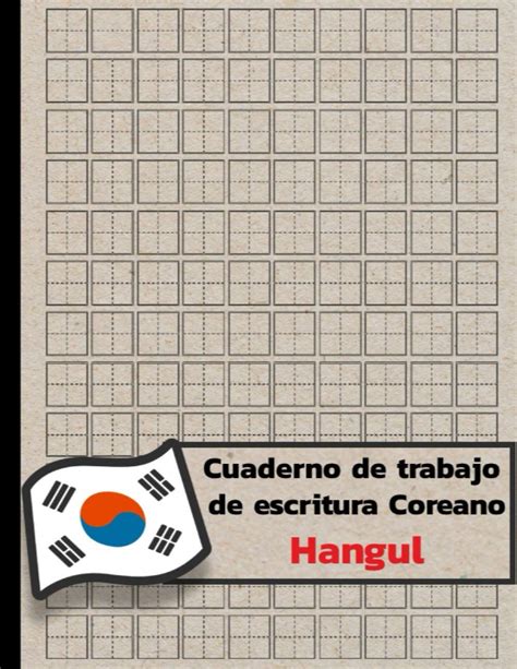 Buy Cuaderno de trabajo de escritura coreano Hangul: Libro de ...