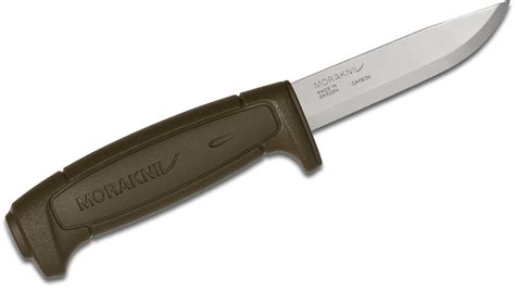 Morakniv Mora of Sweden Basic 511 3.625" Carbon Steel Plain Blade, MG ...