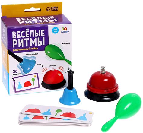 Развивающая игра "Весёлые ритмы" для детей, музыкальный набор для ...