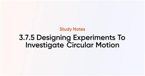 Image result for Circular Motion Experiments