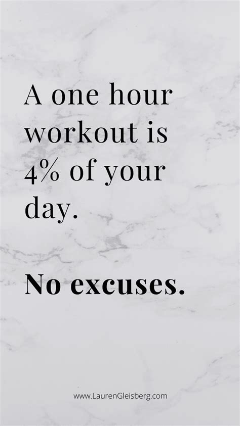 No Excuses Workout Quotes