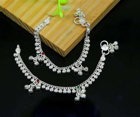 BABY SILVER ANKLETS - DESIGNS FOR BOYS & GIRLS | TRIBAL ORNAMENTS