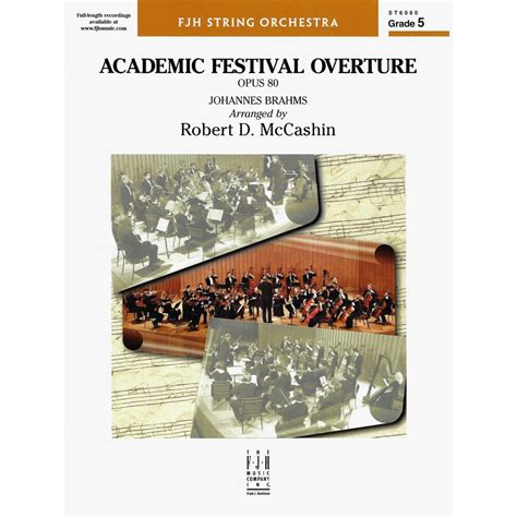 Brahms - Academic Festival Overture for String Orchestra - Southwest ...