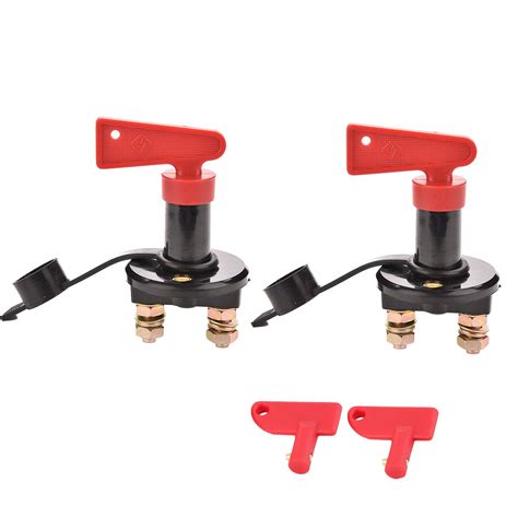 NUZAMAS NUZAMAS Set of 2 12V / 24V Battery Isolator Disconnect Cut Off ...