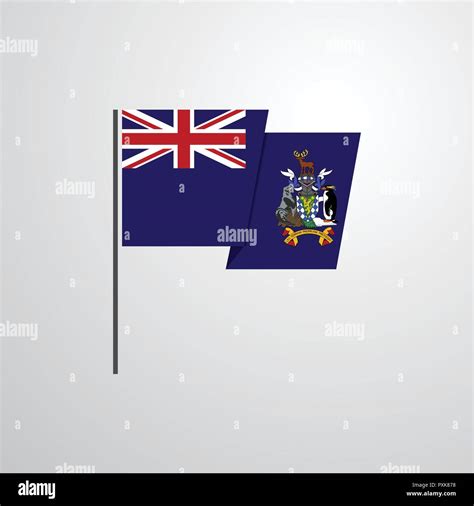 British flag south pole Stock Vector Images - Alamy