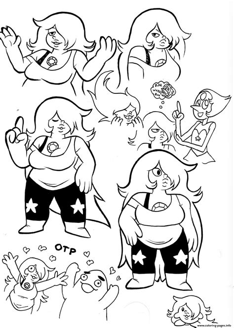 Amethyst Steven Universe Coloring page Printable