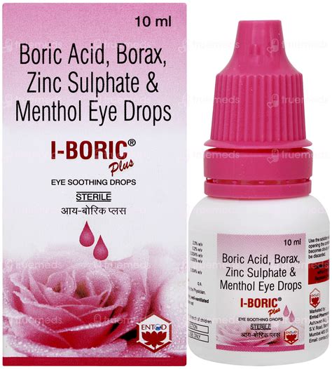 I Boric Plus Eye Drops 10ml - Uses, Side Effects, Dosage, Price | Truemeds