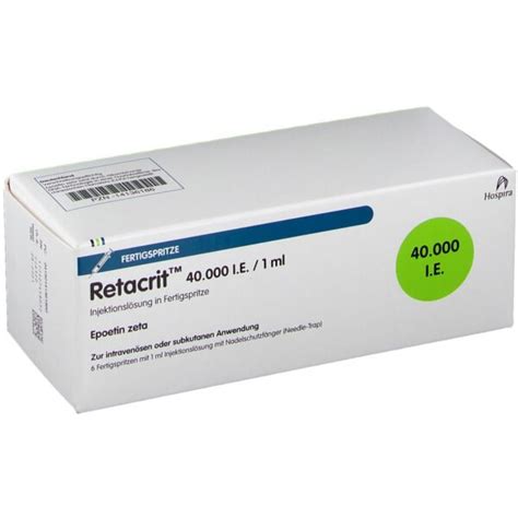 RETACRIT (epoetin Alfa-epbx) Injection Supplier Cost Price In India