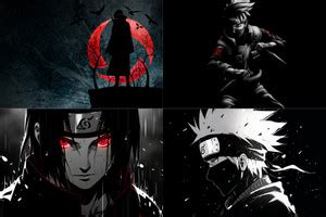 Naruto 4 Poster Combo|Naruto Uzumaki,Sasuke Uchiha,Kakashi Hatake ...