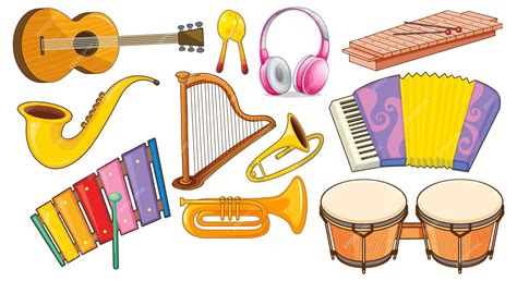 Bass Drum And Drumsticks. Musical Instrument. Vector Clipart – Free ...
