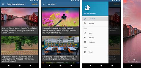 Bing Wallpaper for Android 的图像结果