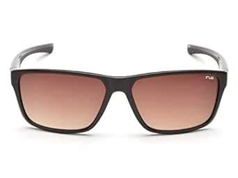 Buy IRUS Gradient Square Men's Sunglasses - (IRS1004C3SG|59|Brown ...
