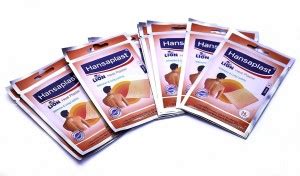 HANSAPLAST high intensive & long lasting Heat plaster 4 sheet pack (12 ...