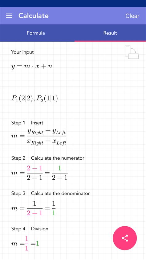 Applications of Solving a Linear Equation 的图像结果