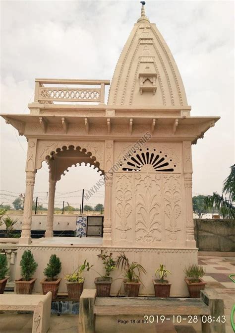 Pink Sandstone Royal Aesthetic Temple Manufacturer, Supplier from Dausa