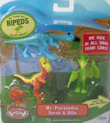 DINOSAUR TRAIN MR. PTERANODON DEREK OLLIE FIGURES TYRANNOSAURUS REX ...