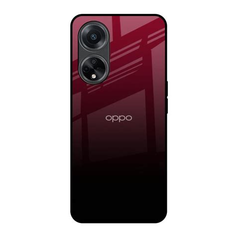 Wine Red Oppo F23 5G Glass Back Cover - Flat 35% Off On Oppo F23 5G ...