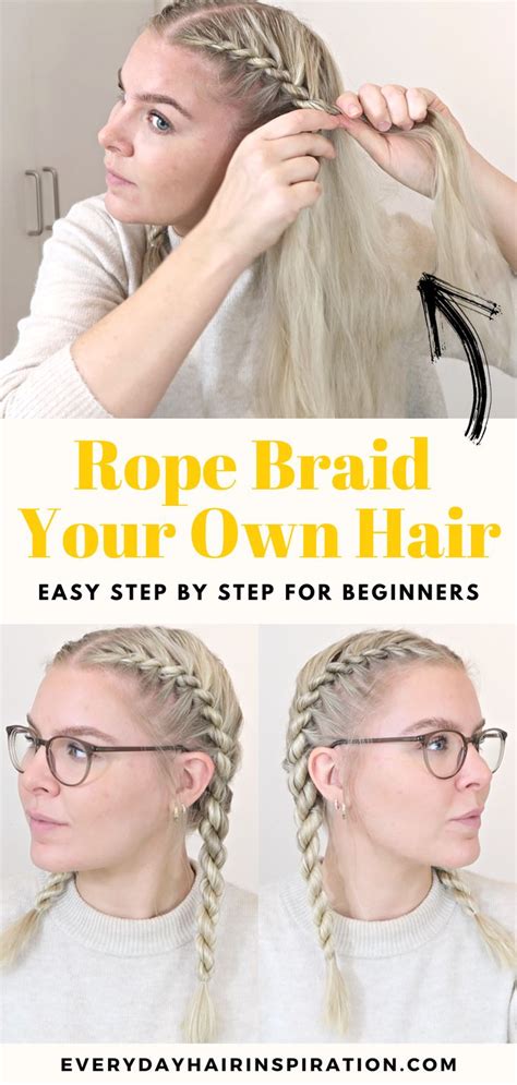 Image result for Rope French Braid Tutorial
