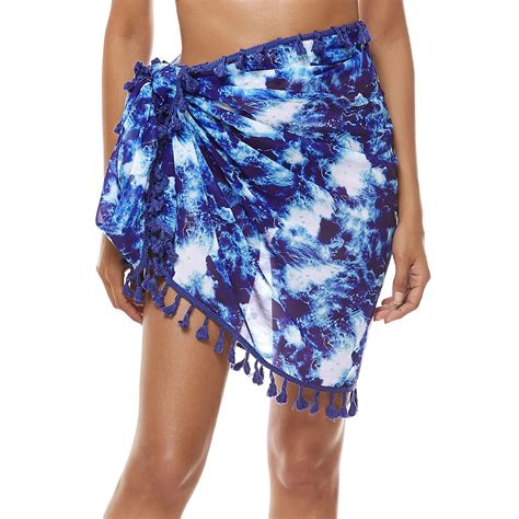 Zando Beach Cover Up Women Bikini Cover Ups Skirts with Tassels Swim ...