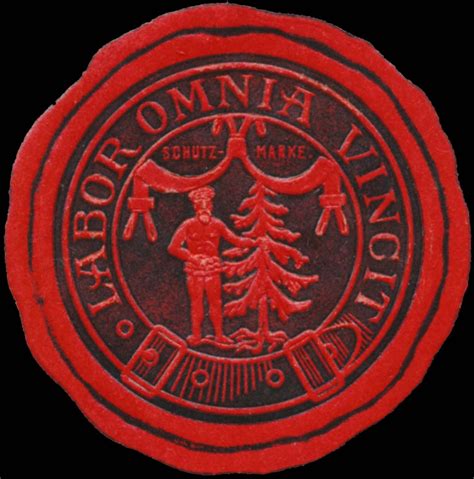 Reklamemarke Labor Omnia Vincit - Arbeit besiegt alles: Manuskript ...