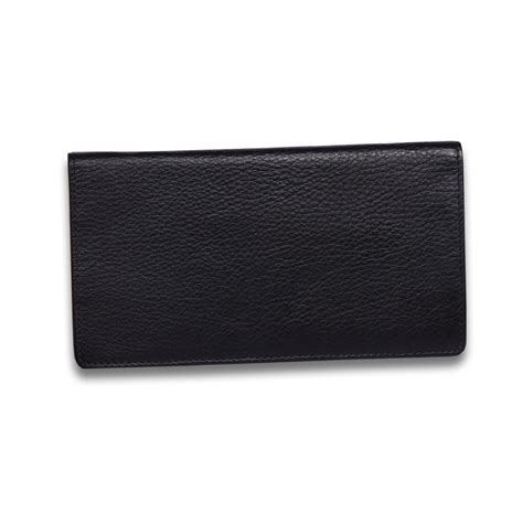 Leather Solid Black Card Holder – Bhokals