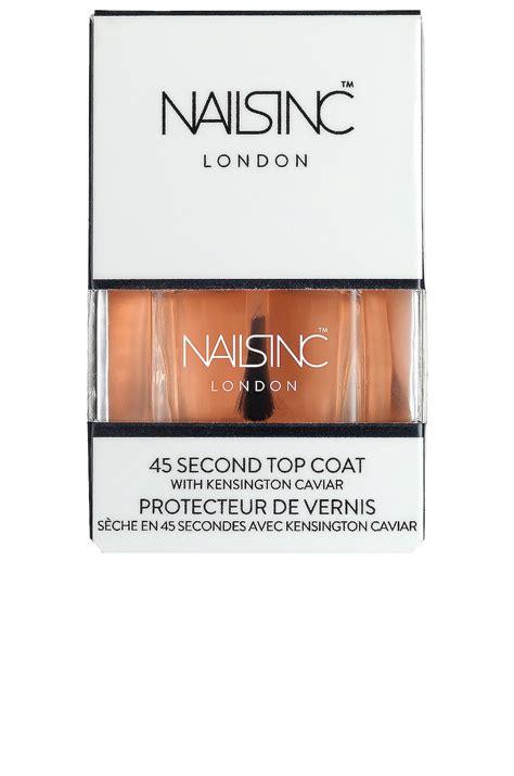 NAILS.INC Kensington Caviar 45 Second Top Coat | REVOLVE