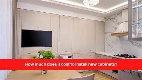 Cost To Install Kitchen Cabinets
