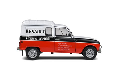 Renault 4LF4 Renault Vehicule Industriel - White | Red - 1988 - Solido