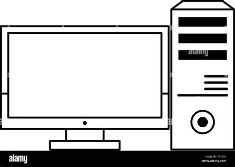 Computer Room Cartoon Black White 的图像结果