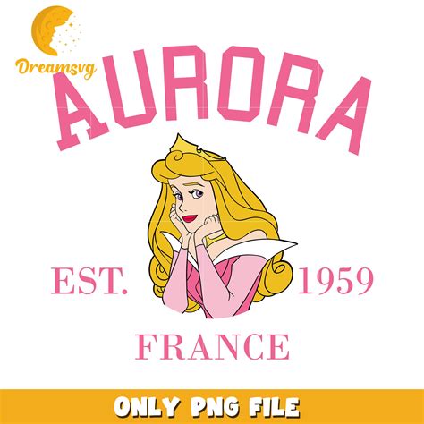 Aurora Princess PNG 1959 France – DreamSVG Store