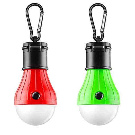Proberos® 2pack Camp Light with Carabiner, Battery LED Light Portable ...
