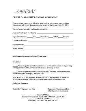 Credit Card Authorization Form.doc - Fill and Sign Printable Template ...