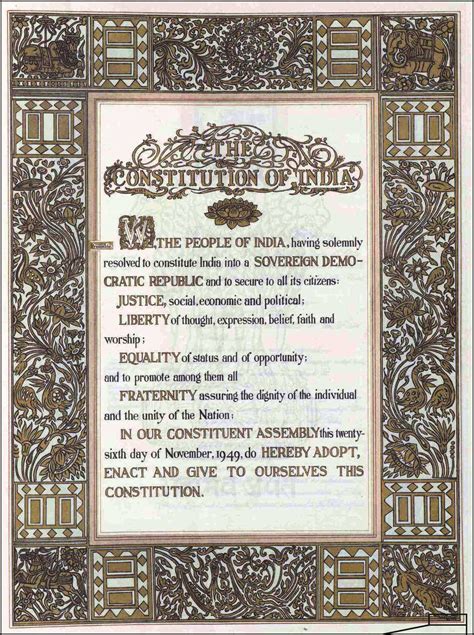 Preamble of the Constitution of India and its Significance - Study Wrap