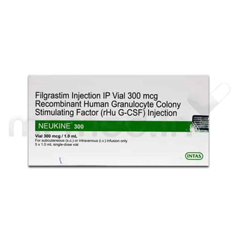 Buy Neukine 300mcg Injection (Vial) Online: Uses, Price, and Side Effects