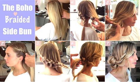 Image result for Boho Braided Side Bun Tutorial