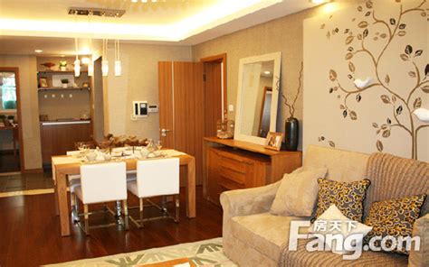 现代风格二室二厅一厨一卫90平米房子装修效果图--业之峰装饰北京分公司
