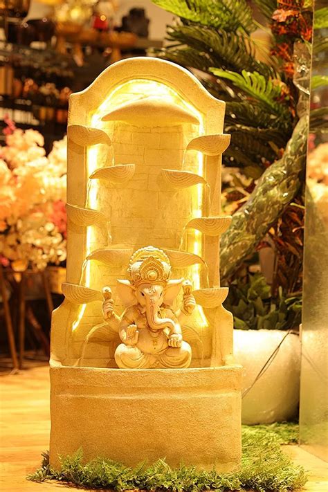 Holiness Craft Resin, Fiberglass Water Fountain 44 Inch Long Diya ...