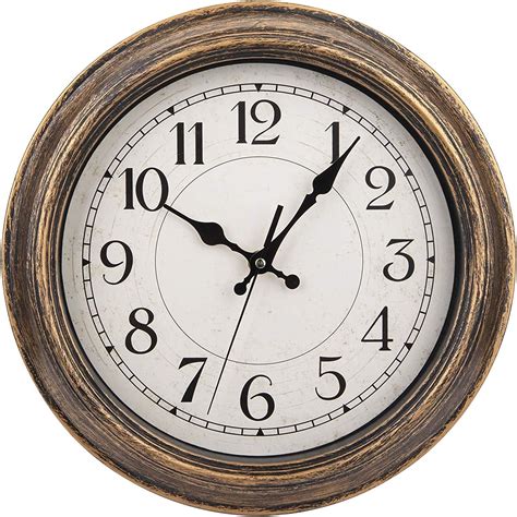 WUWEOT 12-Inch Retro Wall Clock, Vintage Decorative Clock - India | Ubuy
