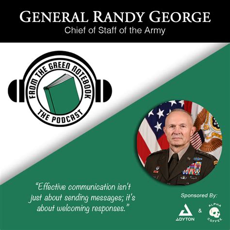 Ep 109: General Randy George- Great Leaders Are Great Editors - From ...