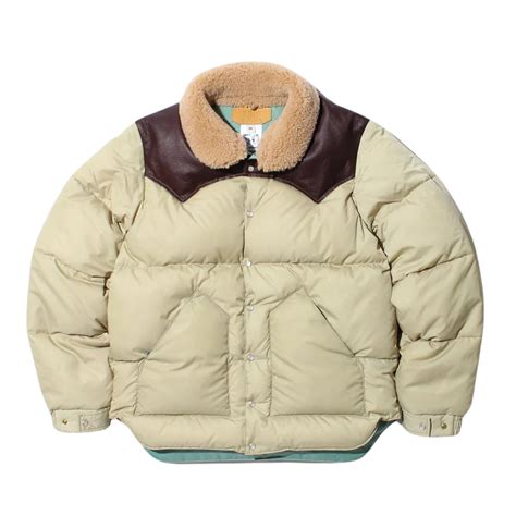 Rocky Mountain Featherbed Christy Down Jacket- Light Beige - All Blues Co