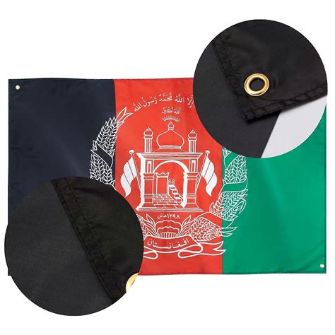 Afghanistan Flag,Eyelet In Every Corner, Afghan Flag, National Flag Of Afghanistan,Premium Flags ...