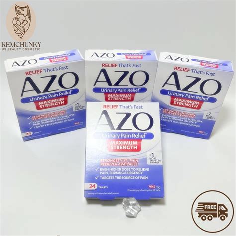 Azo Urinary Pain Relief Pills (USA) - Fastest Relief of painful ...