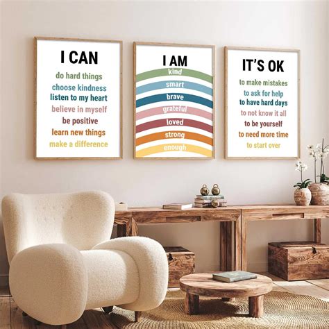 Kotart Big Size quote Motivational Poster with Frame Aesthetic Positive ...