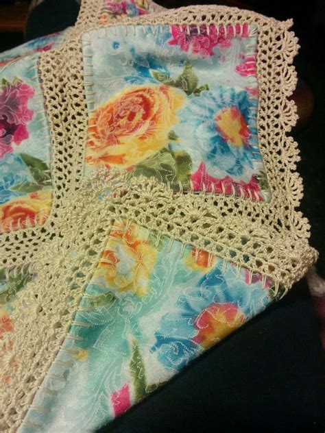 how to crochet on fabric