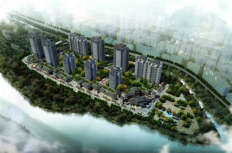 中式商业住宅小区3dmax 模型下载-光辉城市