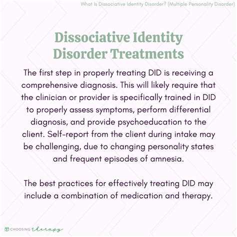 Dissociative Identity Disorder Did