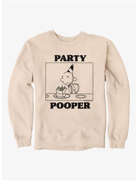 Diary Of A Wimpy Kid Party Pooper Sweatshirt | Hot Topic