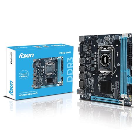 Amazon.in: Buy FOXIN H61 Motherboard Prime - LGA 1155 Socket with H4611 ...