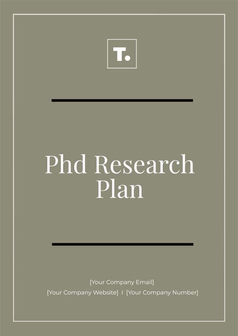 PhD Study Plan Sample 的图像结果