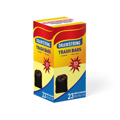 Drawstring Trash Bags 33 Gallon - Tanwani Group